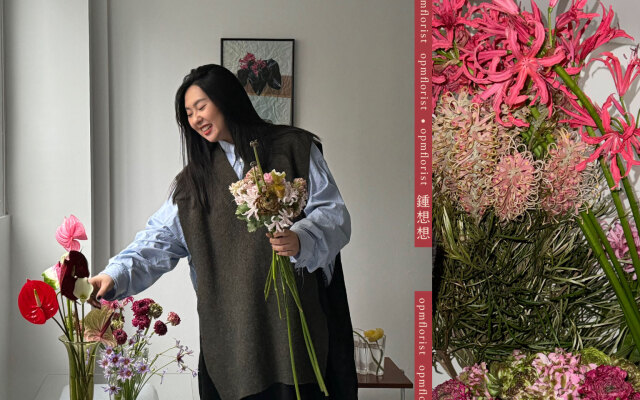 對自己做的花說:出去玩吧!去參加時裝週和婚禮吧──專訪 opm 花藝師鍾想想